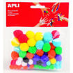 Picture of POMPOMS ASSORTED COLOURS